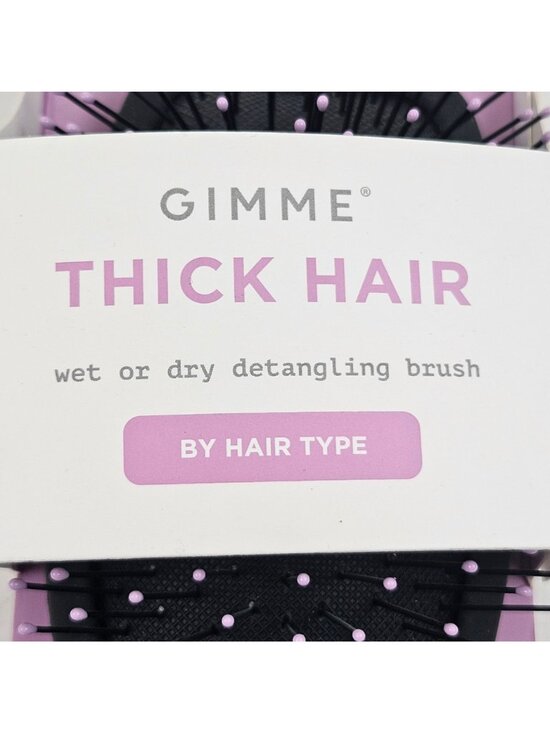 Gimme Detangling Hair Brush Thick Hair Wet or Dry Comfort Grip Handle NIP - Picture 7 of 9
